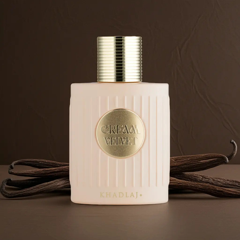 Cream Velvet Khadlaj
