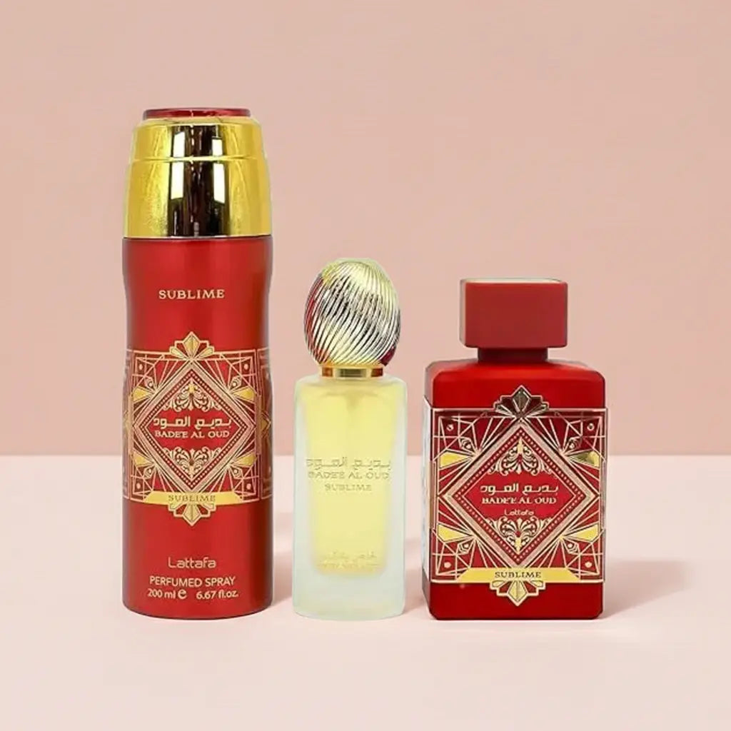 [Gift Set] - Badee Al Oud Sublime 3pc Lattafa
