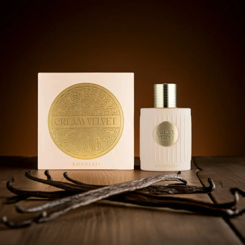 Cream Velvet Khadlaj